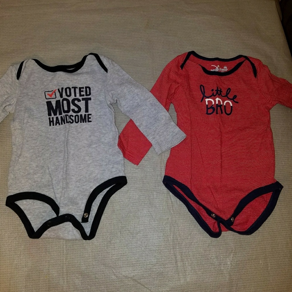 2 boys onesies